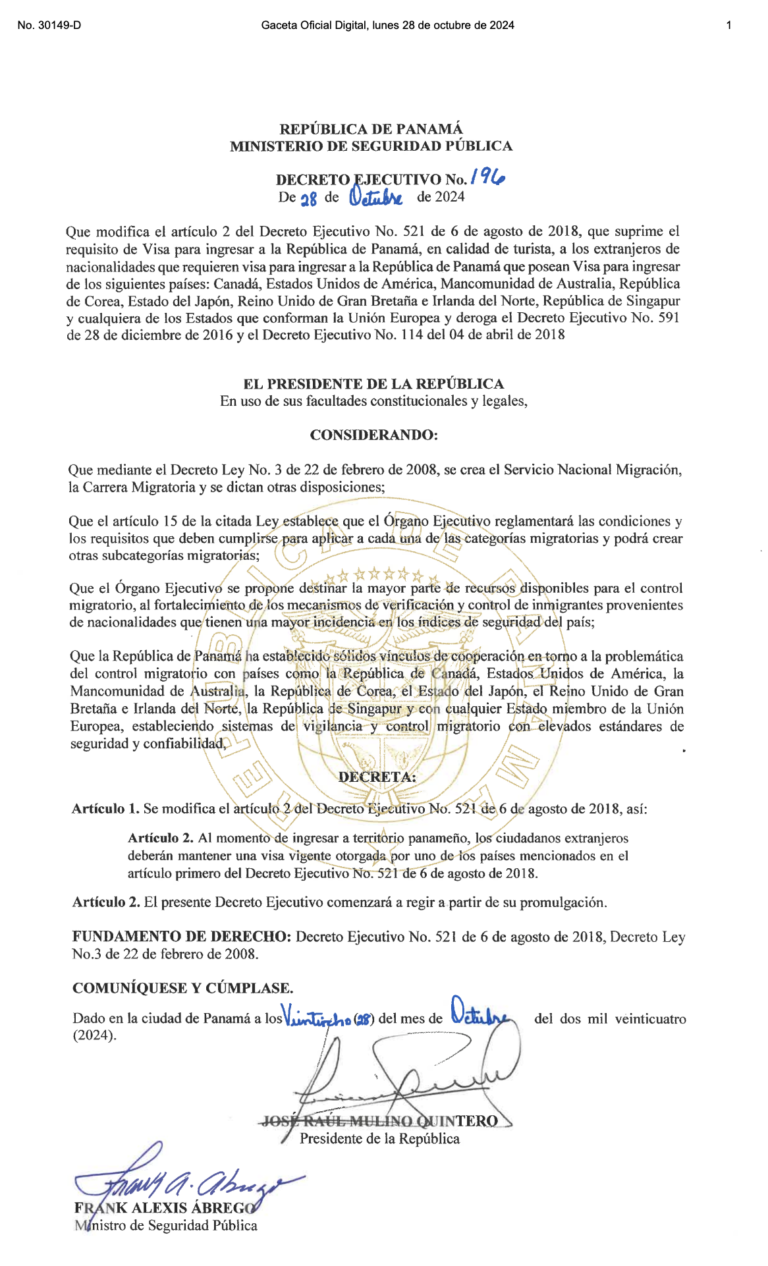 Article 196 of Decree 521